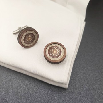 Timber Cufflinks | Koorie Tales | Community Spirit